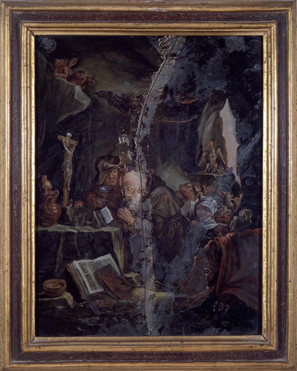 Apparizione di Cristo e Dio Padre a Santo Stefano dinanzi al sinedrio - Pinacoteca Civica, Gipsoteca Uno Gera, Ripatransone, Ascoli Piceno 1